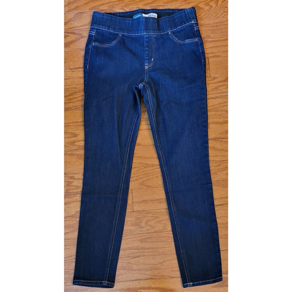 Old Navy Jeans Womens Size 8 Rockstar Super Skinny Jeggings Mid-Rise